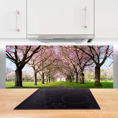 Panel Szklany Aleja w Cieniu Drzew