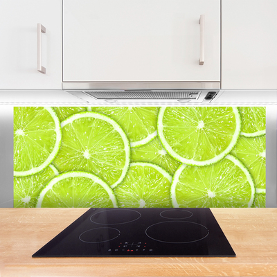 Panel Szklany Orzeźwiające Plasterki Limonki