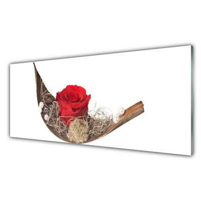 Panel nad blat kuchenny Czerwona Róża w Kroplach Rosy
