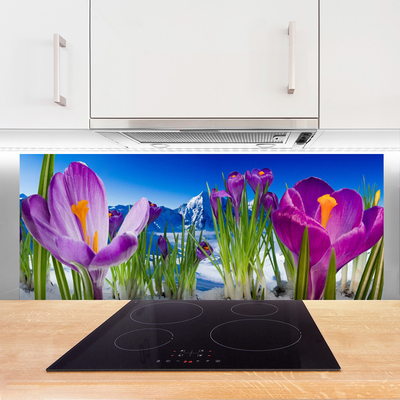 Szkło Ozdobne do Kuchni Świeżość Kwiatów Polnych