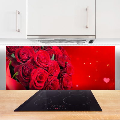 Panel Szklany Klasyczna Elegancja Róż