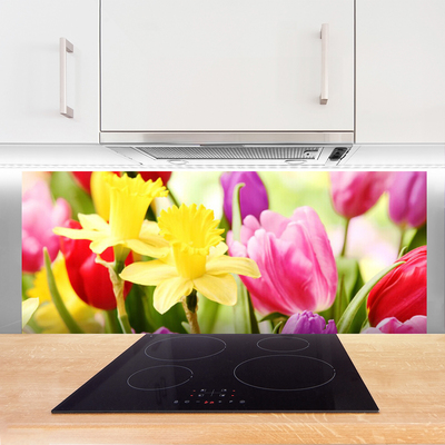 Panel Szklany Romantyczna Natura w Kwiatach