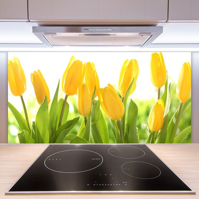 Panel Szklany Elegancja Holenderskich Tulipanów