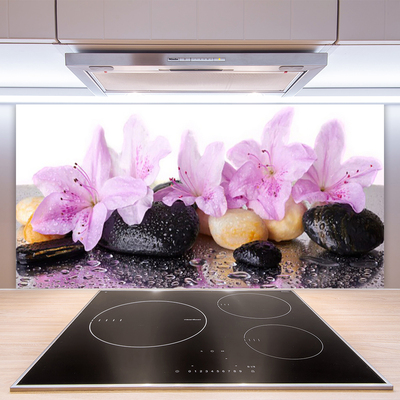 Panel Szklany Szlachetna Różowa Lilia