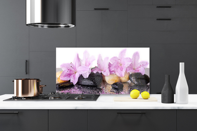 Panel Szklany Szlachetna Różowa Lilia