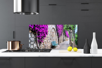 Panel Szklany Odpoczynek w Parkowej Alejce