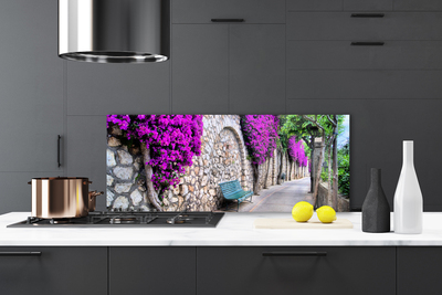 Panel Szklany Odpoczynek w Parkowej Alejce