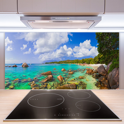 Panel Szklany Wybrzeże u Progu Lata