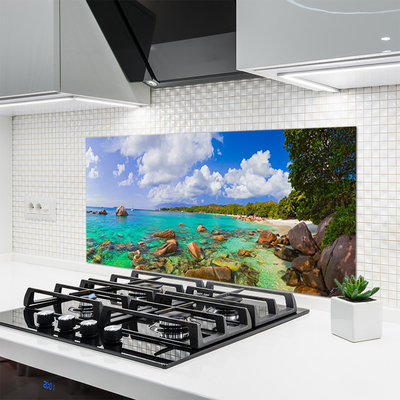 Panel Szklany Wybrzeże u Progu Lata