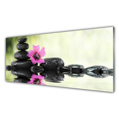 Panel Szklany Dekoracyjny Kwiat w Rozkwicie