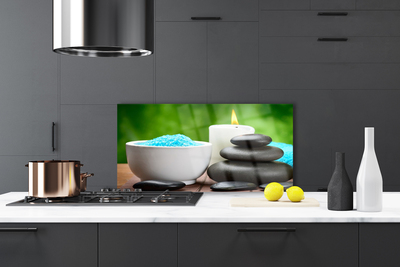 Szkło nad Blatem Relaksująca Kompozycja z Solą