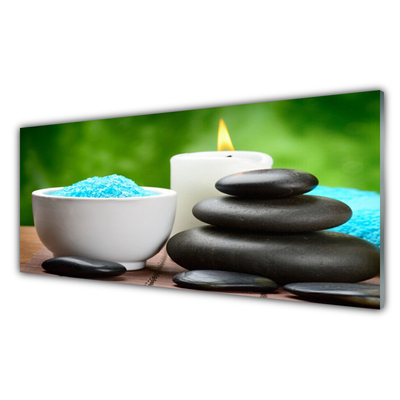 Szkło nad Blatem Relaksująca Kompozycja z Solą