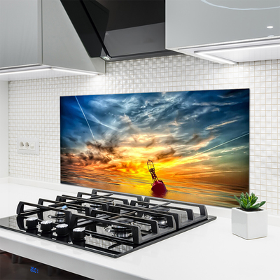 Panel nad blat kuchenny Artystyczna Wizualizacja Energii