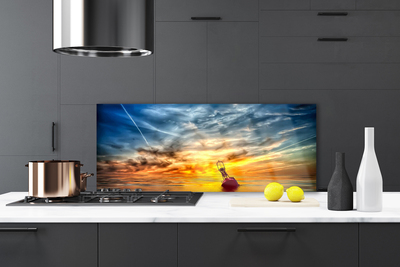 Panel nad blat kuchenny Artystyczna Wizualizacja Energii