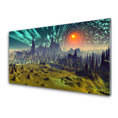 Dekor Szklany do Kuchni Modernistyczna Kompozycja Graficzna