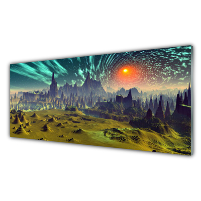 Dekor Szklany do Kuchni Modernistyczna Kompozycja Graficzna