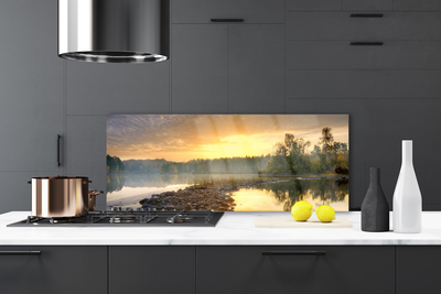 Panel Szklany Spokojna Tafla Jeziora