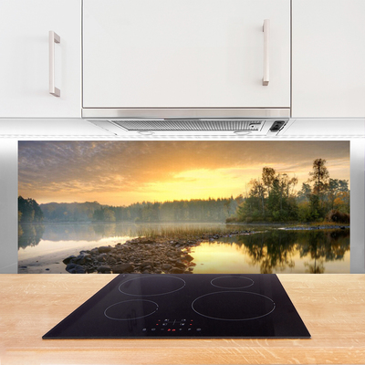 Panel Szklany Spokojna Tafla Jeziora