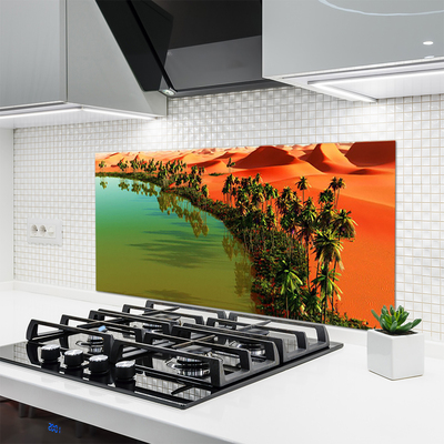 Panel Szklany Oaza Spokoju Na Pustyni