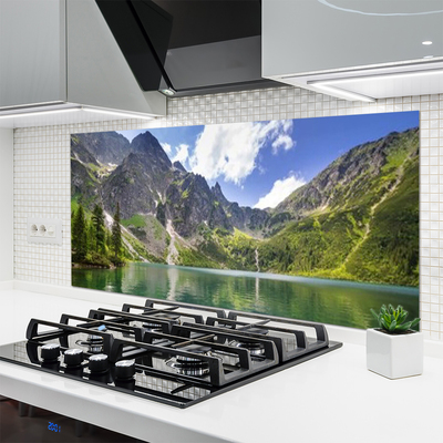 Panel Szklany Krystaliczne Jezioro W Górach