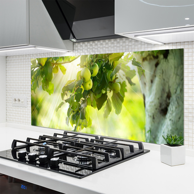 Panel Szklany Dojrzałe Jabłka Na Gałęzi