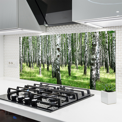 Panel Szklany Leśna Gęstwina I Trawy