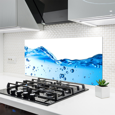 Panel nad blat kuchenny Abstrakcyjna Głębia Błękitu