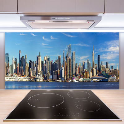 Panel nad blat kuchenny Metropolia W Świetle Dnia