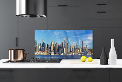 Panel nad blat kuchenny Metropolia W Świetle Dnia