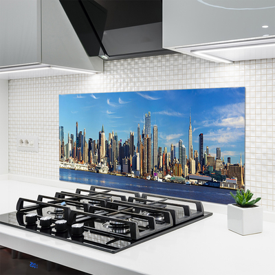 Panel nad blat kuchenny Metropolia W Świetle Dnia