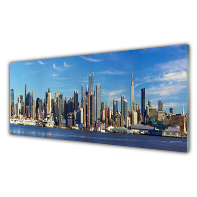 Panel nad blat kuchenny Metropolia W Świetle Dnia