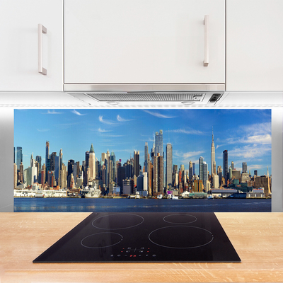 Panel nad blat kuchenny Metropolia W Świetle Dnia