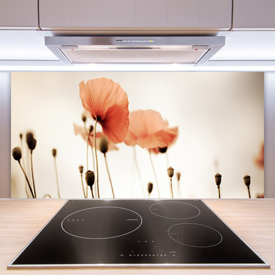 Panel nad blat kuchenny Klasyczne Czerwone Maki