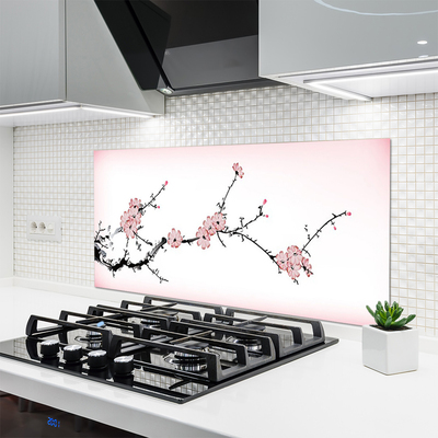 Szkło Dekoracyjne do Kuchni Dekoracyjny Bukiet Roślinny