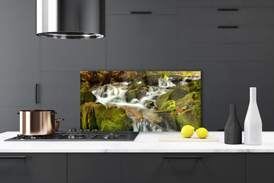 Panel Szklany Kaskada Nad Górską Przepaścią