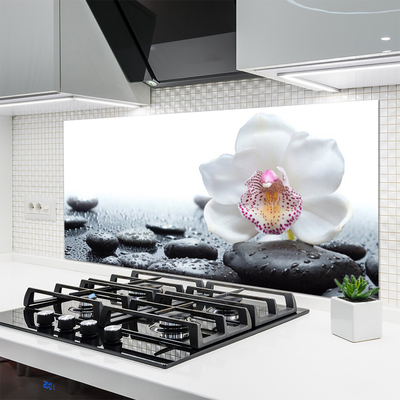 Panel Szklany Malarska Interpretacja Storczyka