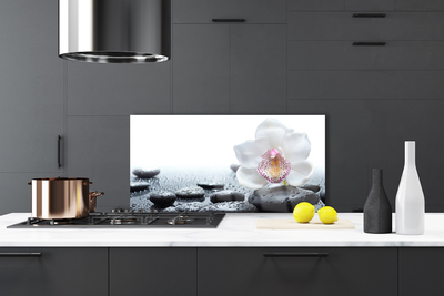 Panel Szklany Malarska Interpretacja Storczyka