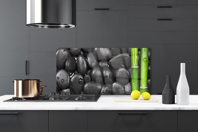 Panel Szklany Świeżość Bambusa W Spa