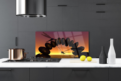 Panel Szklany Taniec Ważek Nad Wodą