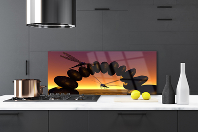 Panel Szklany Taniec Ważek Nad Wodą