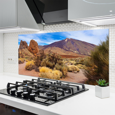 Panel Szklany Surowy Pejzaż Górski