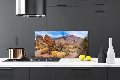 Panel Szklany Surowy Pejzaż Górski