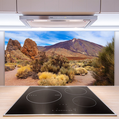 Panel Szklany Surowy Pejzaż Górski