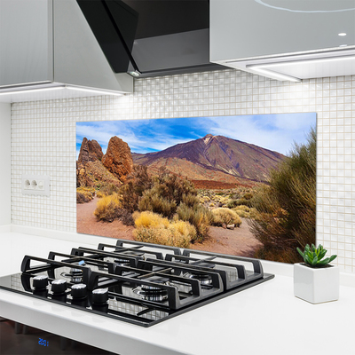 Panel Szklany Surowy Pejzaż Górski