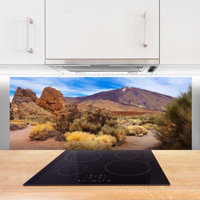 Panel Szklany Surowy Pejzaż Górski