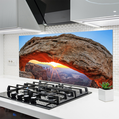 Panel nad blat kuchenny Skaliste Wybrzeże W Pełnym Słońcu