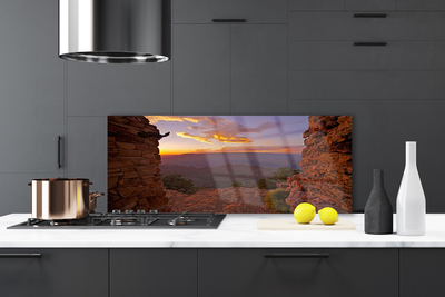 Panel Szklany Skaliste Szczyty Nad Chmurami