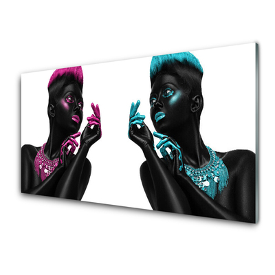 Panel Szklany Artystyczna Wizja Postaci