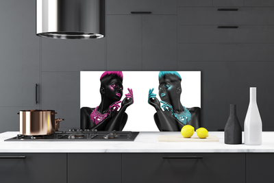 Panel Szklany Artystyczna Wizja Postaci