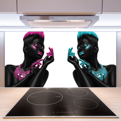 Panel Szklany Artystyczna Wizja Postaci